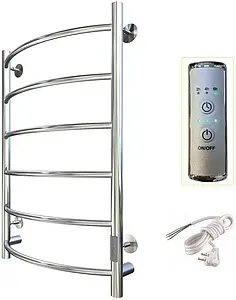 Полотенцесушитель электрический лесенка Тругор Пэк сп 5 80х40 32 мм полированная сталь Полотенцесушитель электрический лесенка Тругор Пэк сп 5 80х40 32 мм полированная сталь, 3