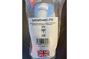 Клапан самозакрывающийся сливной (сухой сифон) Mc Alpine MRNRV40C-PB Клапан самозакрывающийся сливной (сухой сифон) Mc Alpine MRNRV40C-PB, 3