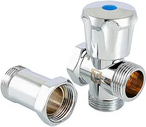 Вентиль регулирующий трехпроходной ¾"н x ¾"н x ¾"в хром Valtec VT.230.N.05 Вентиль регулирующий трехпроходной ¾"н x ¾"н x ¾"в хром Valtec VT.230.N.05, 1