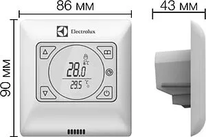 Терморегулятор Electrolux Thermotronic Touch слоновая кость ETT-16 EEC Терморегулятор Electrolux Thermotronic Touch слоновая кость ETT-16 EEC, 2
