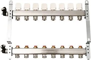 Группа коллекторная распределительная 8 отводов 1"в/в x ¾"ек Uni-fitt 451I4308 Группа коллекторная распределительная 8 отводов 1"в/в x ¾"ек Uni-fitt 451I4308, 5