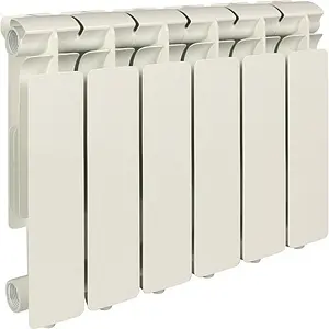 Радиатор алюминиевый 6 секций Stout Bravo 350 SRA-0110-035006 Радиатор алюминиевый 6 секций Stout Bravo 350 SRA-0110-035006, 1