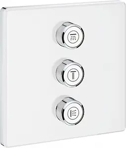 Вентиль переключающий на 3 потребителя Grohe Grohtherm SmartControl белый/хром 29158LS0 Вентиль переключающий на 3 потребителя Grohe Grohtherm SmartControl белый/хром 29158LS0, 1