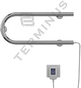 Полотенцесушитель электрический П-образный Terminus Электро 25 ПСЭ П 200x500 полированная сталь 4620768883934 Полотенцесушитель электрический П-образный Terminus Электро 25 ПСЭ П 200x500 полированная сталь 4620768883934, 1