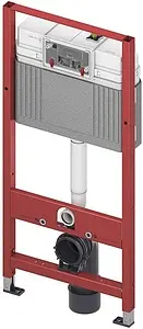 Инсталляция для подвесного унитаза Set 4 в 1 TECEbase kit 2.0 9400413 с кнопкой TECEnow белый глянцевый Инсталляция для подвесного унитаза Set 4 в 1 TECEbase kit 2.0 9400413 с кнопкой TECEnow белый глянцевый, 5