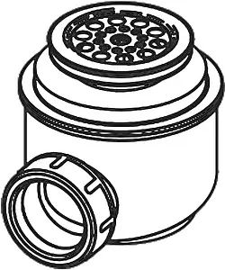 Сифон для душевого поддона AlcaPlast хром A46-50 Сифон для душевого поддона AlcaPlast хром A46-50, 4