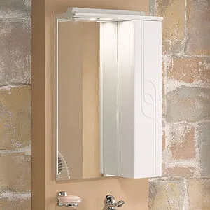 Шкаф-зеркало Aquaton Панда 50 R белый 1A007402PD01R Шкаф-зеркало Aquaton Панда 50 R белый 1A007402PD01R, 3