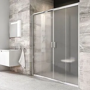 Дверь в нишу 1600мм прозрачное, матовое стекло Ravak Blix BLDP4-160 0YVS0U00ZG Дверь в нишу 1600мм прозрачное, матовое стекло Ravak Blix BLDP4-160 0YVS0U00ZG, 4