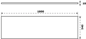 Ванна акриловая Bas Мале 180х80 В 00125 Ванна акриловая Bas Мале 180х80 В 00125, 3