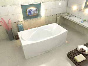 Ванна акриловая Bas Фиеста 194x90 В00037 Ванна акриловая Bas Фиеста 194x90 В00037, 3