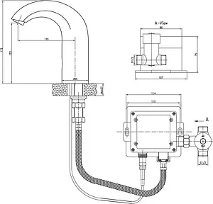 Смеситель для раковины Lemark Project хром LM4652CE Смеситель для раковины Lemark Project хром LM4652CE, 2