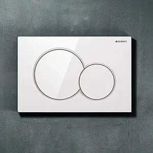 Клавиша смыва для унитаза Geberit Sigma 01 115.770.11.5 альпийский белый Клавиша смыва для унитаза Geberit Sigma 01 115.770.11.5 альпийский белый, 3