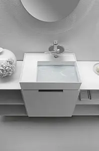 Раковина Laufen Kartell 60 L белый 8.1033.5.000.104.1 Раковина Laufen Kartell 60 L белый 8.1033.5.000.104.1, 5