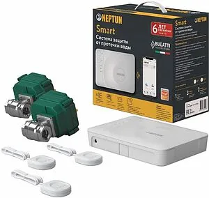 Система защиты от протечек Neptun Bugatti Smart TUYA ½" 100035910600 Система защиты от протечек Neptun Bugatti Smart TUYA ½" 100035910600, 1