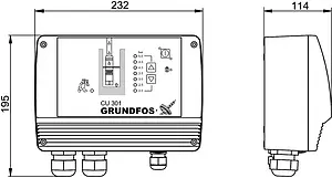 Блок управления Grundfos SQE CU301 96436753 Блок управления Grundfos SQE CU301 96436753, 2