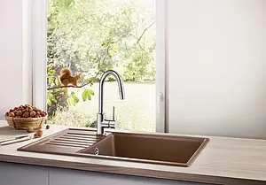 Смеситель для кухни с выдвижным изливом Blanco Mida-S хром 521454 Смеситель для кухни с выдвижным изливом Blanco Mida-S хром 521454, 3