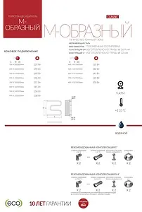 Полотенцесушитель водяной Terminus М-образный AISI 32х2 500х700 полированная сталь 4620768881176 Полотенцесушитель водяной Terminus М-образный AISI 32х2 500х700 полированная сталь 4620768881176, 4