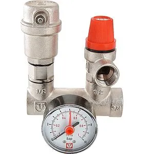 Группа безопасности расширительного бака до 44 кВт 1" 3 бар Valtec VT.460.0.3 Группа безопасности расширительного бака до 44 кВт 1" 3 бар Valtec VT.460.0.3, 5