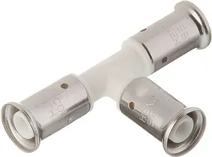 Тройник пресс соединительный 32мм x 32мм x 32мм Henco 9PKW-323232 Тройник пресс соединительный 32мм x 32мм x 32мм Henco 9PKW-323232, 1