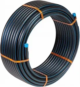 Труба ПНД питьевая Джилекс 20 x 1.6 мм SDR17 РЕ100 черная бухта 50м 9484 Труба ПНД питьевая Джилекс 20 x 1.6 мм SDR17 РЕ100 черная бухта 50м 9484, 1