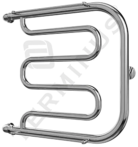 Полотенцесушитель водяной Terminus Фокстрот AISI 32х2 500х500 полированная сталь 4620768881282 Полотенцесушитель водяной Terminus Фокстрот AISI 32х2 500х500 полированная сталь 4620768881282, 2