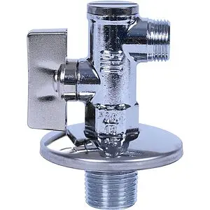 Кран шаровый угловой с фильтром ½"н x ⅜"н Bugatti Minnesota 08710004 Кран шаровый угловой с фильтром ½"н x ⅜"н Bugatti Minnesota 08710004, 3