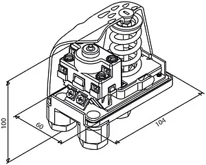 Реле сухого хода Italtecnica ¼"нг LP3.FG4.44.1A0.00 Реле сухого хода Italtecnica ¼"нг LP3.FG4.44.1A0.00, 2