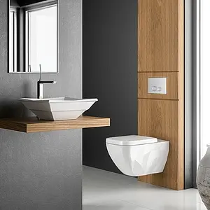 Унитаз подвесной безободковый с функцией биде Bien Kristal белый KRKA060N1VP1W3000 Унитаз подвесной безободковый с функцией биде Bien Kristal белый KRKA060N1VP1W3000, 3