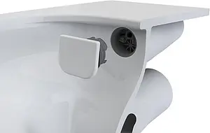 Унитаз-компакт безободковый VitrA Zentrum Open-Back Rim-ex белый 9824B003-7207 Унитаз-компакт безободковый VitrA Zentrum Open-Back Rim-ex белый 9824B003-7207, 3