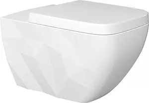 Унитаз подвесной безободковый с функцией биде Bien Kristal белый KRKA060N1VP1W3000 Унитаз подвесной безободковый с функцией биде Bien Kristal белый KRKA060N1VP1W3000, 1