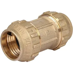 Муфта компрессионная соединительная 20мм x 20мм Tiemme 3400019 Муфта компрессионная соединительная 20мм x 20мм Tiemme 3400019, 1