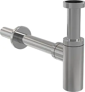 Сифон бутылочный для раковины AlcaPlast хром A400 Сифон бутылочный для раковины AlcaPlast хром A400, 1