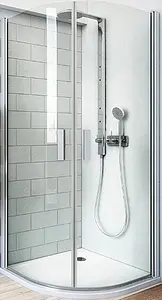 Душевое ограждение 1000x1000мм прозрачное стекло Roltechnik Tower Line TR1/1000 722-1000000-01-02 Душевое ограждение 1000x1000мм прозрачное стекло Roltechnik Tower Line TR1/1000 722-1000000-01-02, 1