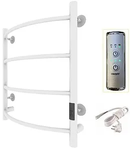 Полотенцесушитель электрический лесенка Тругор Пэк сп 5 60х50 белый ВГП Полотенцесушитель электрический лесенка Тругор Пэк сп 5 60х50 белый ВГП, 3