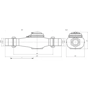 Счетчик воды Ду40 Бетар СВМ-40 Счетчик воды Ду40 Бетар СВМ-40, 2