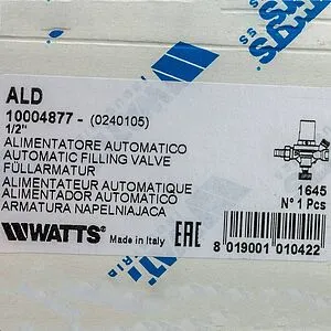 Клапан подпиточный ½" WATTS ALIMAT ALD 10004877 Клапан подпиточный ½" WATTS ALIMAT ALD 10004877, 4