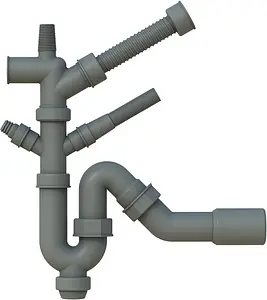 Отводная арматура для измельчителя Omoikiri NA-01 4956655 Отводная арматура для измельчителя Omoikiri NA-01 4956655, 1