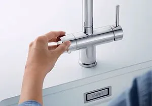 Смеситель для кухни с подключением к фильтру Blanco Fontas-S II чёрный матовый 526672 Смеситель для кухни с подключением к фильтру Blanco Fontas-S II чёрный матовый 526672, 4