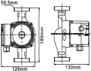 Насос циркуляционный Valtec 32/6-180 VRS.326.18.0 Насос циркуляционный Valtec 32/6-180 VRS.326.18.0, 2