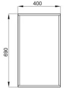 Шкаф Aquaton Интегро 40 белый матовый 1A144303IN01R Шкаф Aquaton Интегро 40 белый матовый 1A144303IN01R, 2