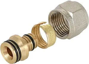 Концовка для металлопластиковых труб ½"к x 16x2.0мм Valtec VTc.710.N.1604 Концовка для металлопластиковых труб ½"к x 16x2.0мм Valtec VTc.710.N.1604, 3