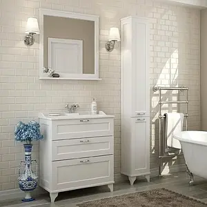 Тумба-умывальник напольная Aquaton Леон 80 H дуб белый 1A1878K0LBPS0 Тумба-умывальник напольная Aquaton Леон 80 H дуб белый 1A1878K0LBPS0, 3