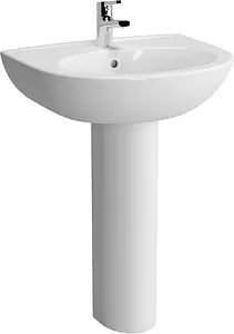 Раковина VitrA Zentrum 60 белый 5786B003-0001 Раковина VitrA Zentrum 60 белый 5786B003-0001, 3