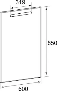 Зеркало с подсветкой Roca Gap 60 с подогревом ZRU9302688 Зеркало с подсветкой Roca Gap 60 с подогревом ZRU9302688, 2