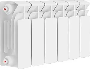 Радиатор биметаллический 6 секций Rifar Base 200 RB20006 Радиатор биметаллический 6 секций Rifar Base 200 RB20006, 1