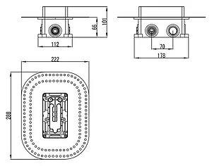 Скрытая часть Ravak R-box multi RB 071.50 X070074 Скрытая часть Ravak R-box multi RB 071.50 X070074, 3