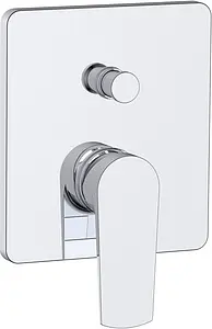 Смеситель для душа скрытого монтажа BelBagno Carin хром CAR-BASM-CRM Смеситель для душа скрытого монтажа BelBagno Carin хром CAR-BASM-CRM, 1