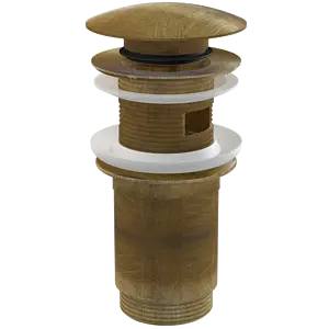 Выпуск автоматический для раковины с переливом AlcaPlast бронза A392ANTIC Выпуск автоматический для раковины с переливом AlcaPlast бронза A392ANTIC, 1