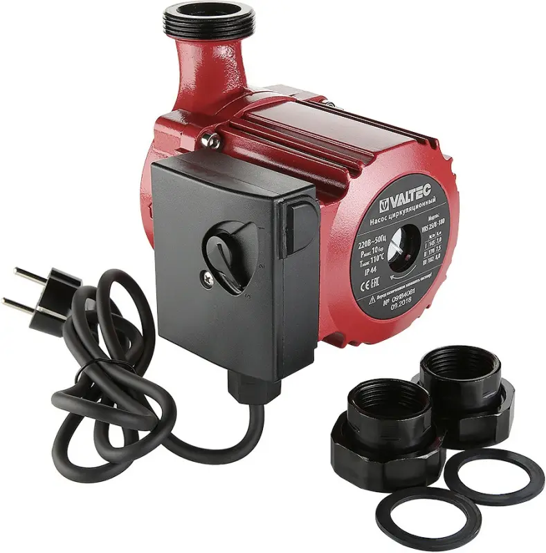 Насос циркуляционный Valtec 25/8-180 VRS.258.18.0 Насос циркуляционный Valtec 25/8-180 VRS.258.18.0, 1