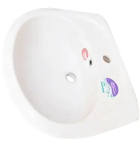 Раковина Santek Бриз 50 белый 1WH110451 Раковина Santek Бриз 50 белый 1WH110451, 4